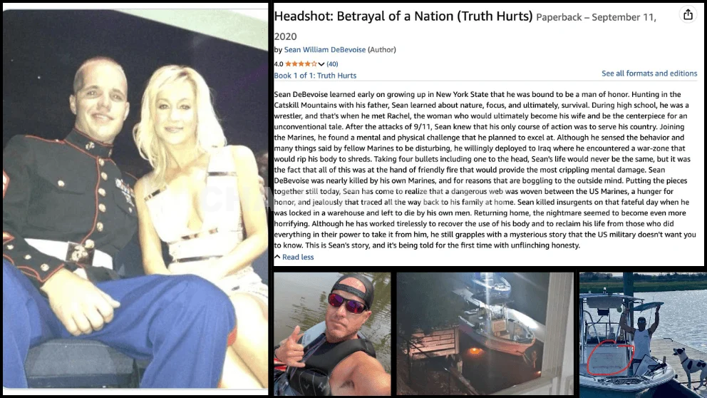 Alleged Southport Yacht Basin Suspect Sean DeBevoise Wrote Memoir Headshot: Betrayal of a Nation (Truth Hurts)