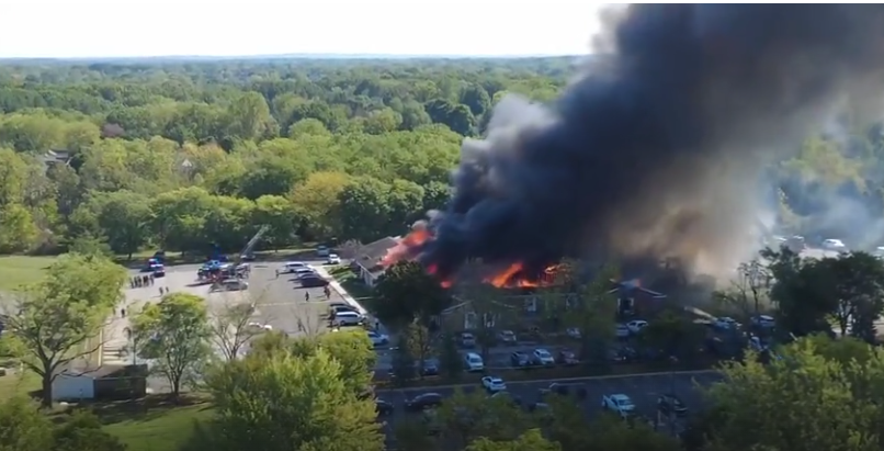 Shocking Drone Footage Captures Grand Blanc Mormon Church Shooting & Blaze After Active Shooter Opens Fire: Multiple Casualties Reported, Suspect Deceased, Investigation Ongoing in Michigan