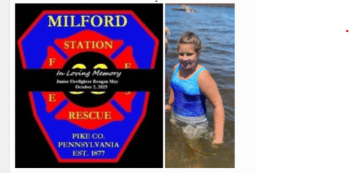 Reagan May, 15-Year-Old Junior Firefighter and North Pocono School District Student, Dies Suddenly in Milford, PA; Community Mourns Loss